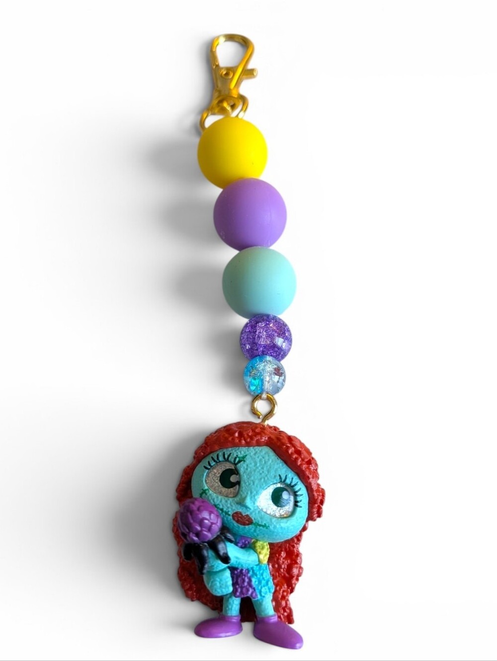 Handmade In Full Bloom Sally Bag Charm/ Keychain - Picture 3 of 4
